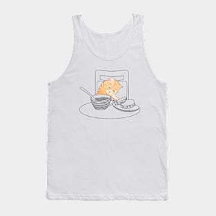 Brunch cat Tank Top